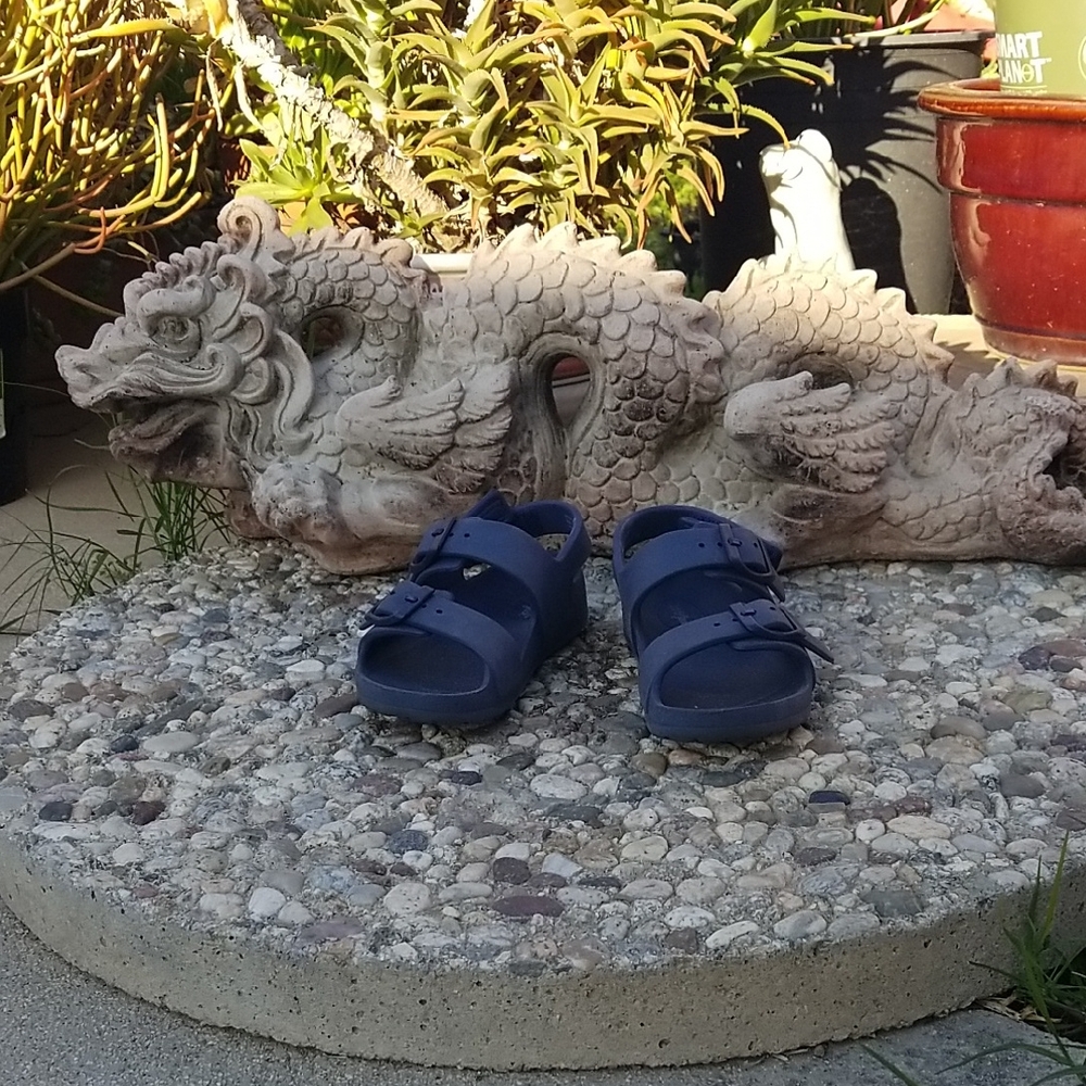 Cat & Jack Kids Navy Blue Slide Sandals